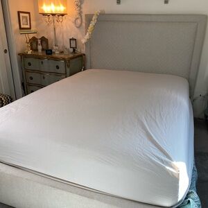 Luxurious Bedsure Queen fitted sheet beige OEK OTEX cotton